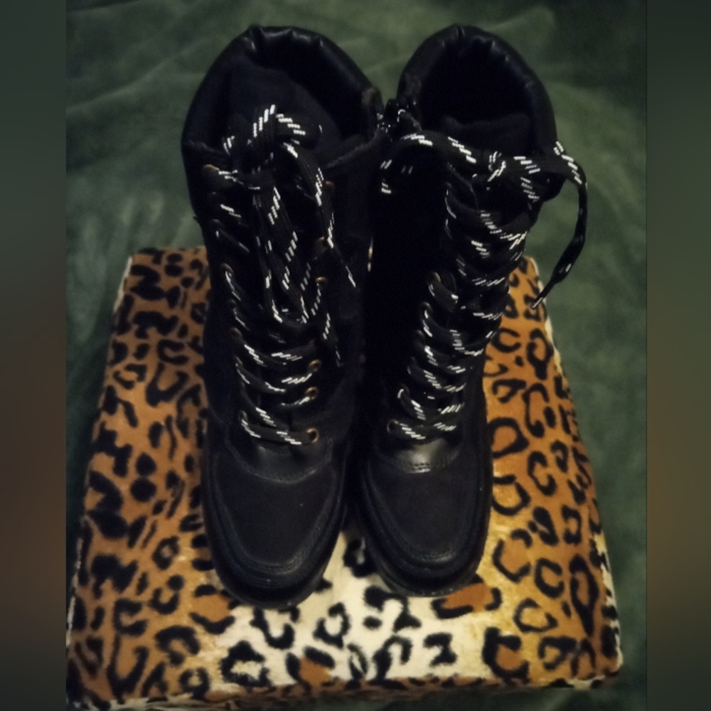 Chunky Heel Booties Size 8